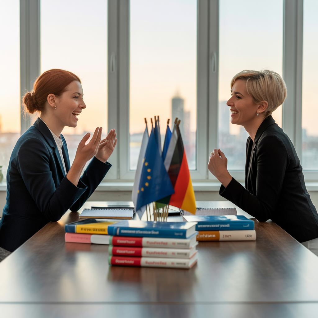 Zakladatelé jazykového centra Deutsch B1